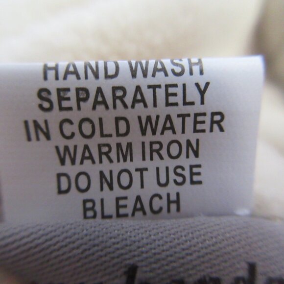 By Many Hands Brecken Beanie Fleece Lined Nepal Wool Hat w/ Pom Pom Tan NWT - Picture 9 of 13